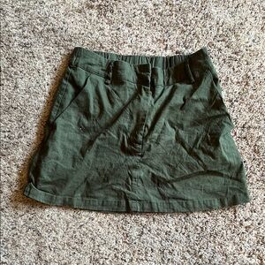 Forever 21 Green Mini Skirt